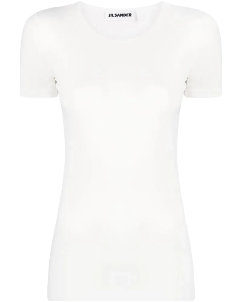 Jil Sander Klassisches T-Shirt - Weiß Weiß