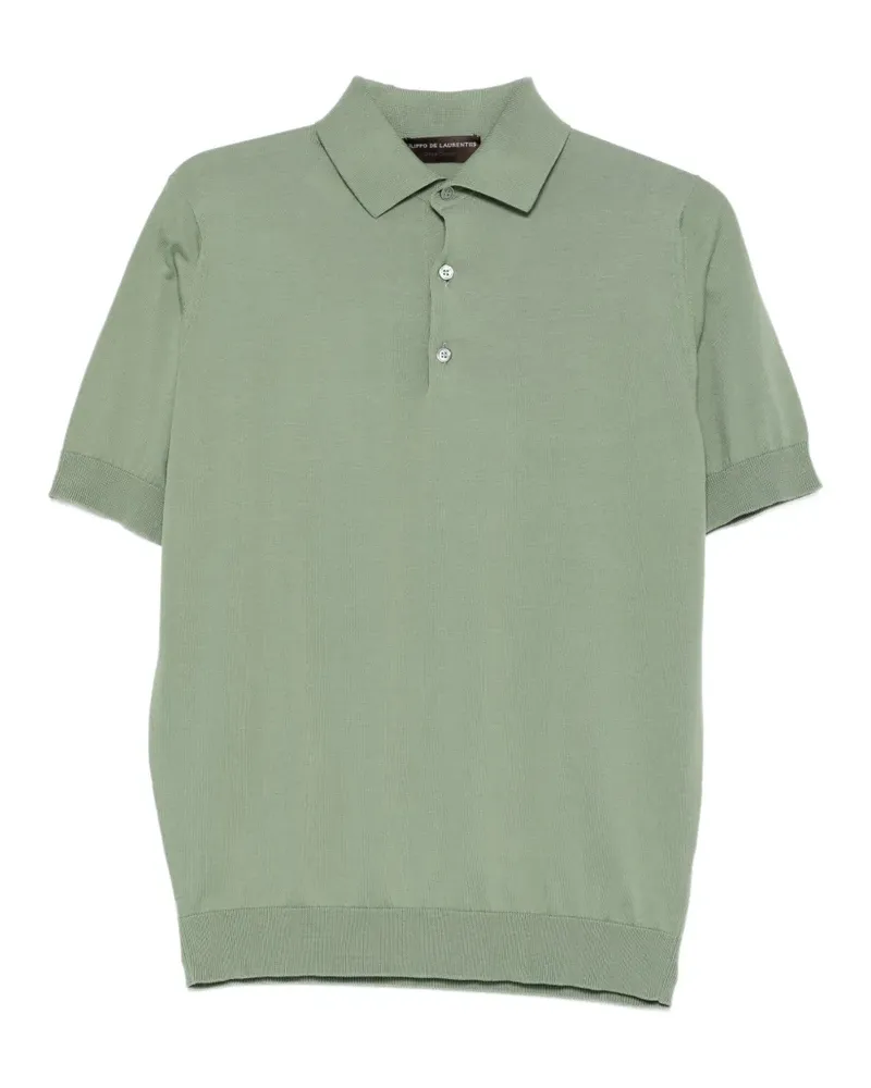 Filippo de Laurentiis short-sleeved knitted polo shirt - Grün Grün