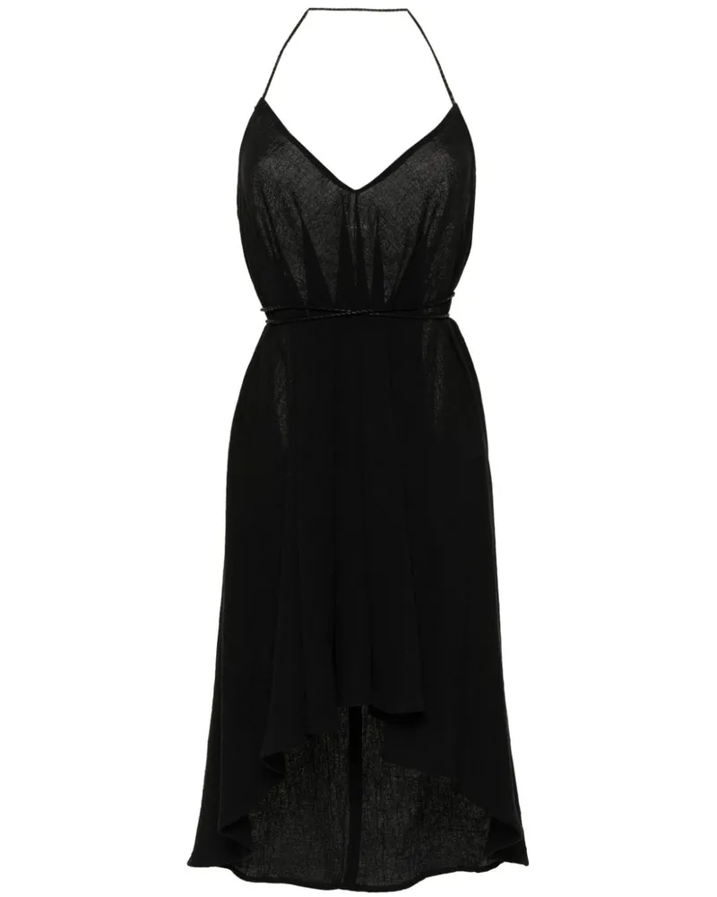 Caravana Schmales Kleid - Schwarz Schwarz