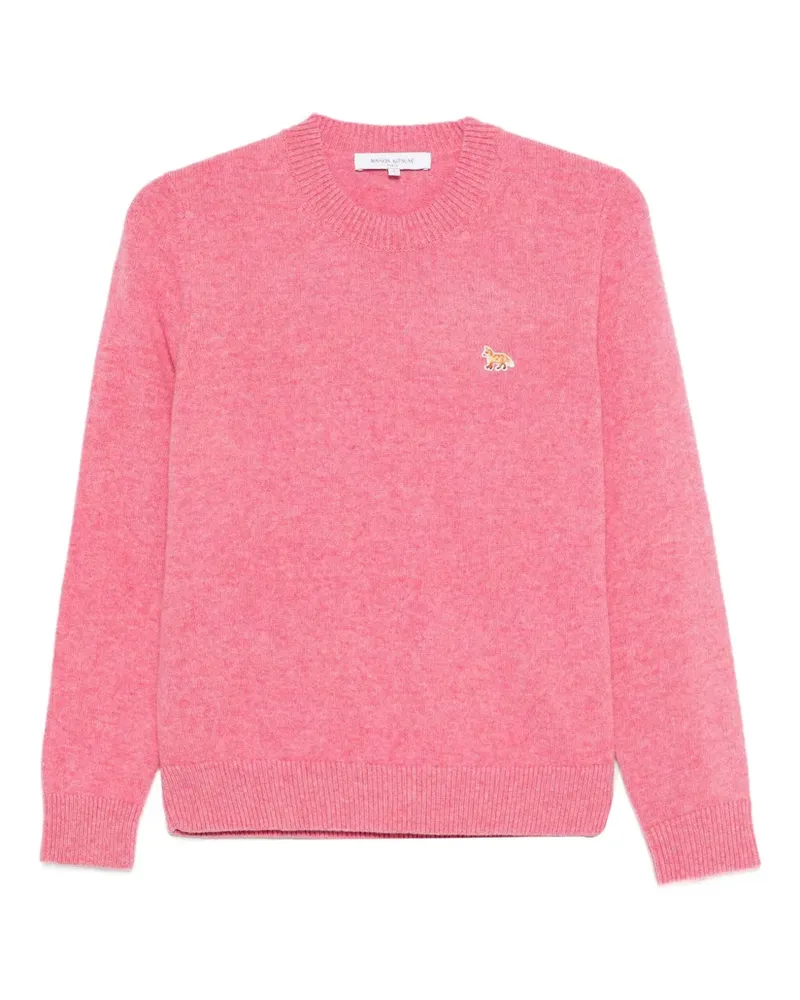 Kitsuné Pullover mit Fuchs-Motiv - Rosa Rosa
