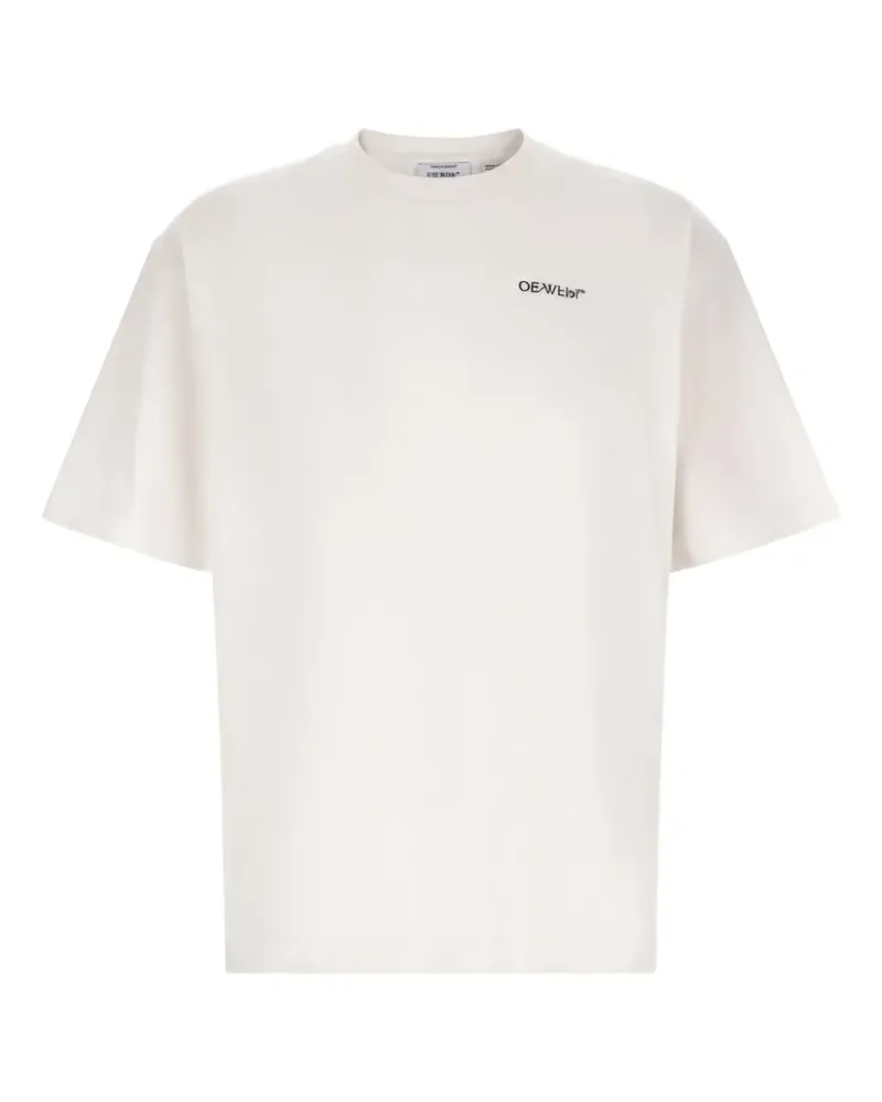 OFF-WHITE T-Shirt mit Print - Weiß Weiß
