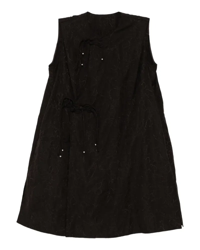 JNBY Kleid mit Blumenstickerei - Schwarz Schwarz