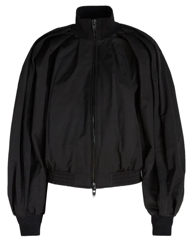 LARDINI Bomberjacke mit Reißverschluss - Schwarz Schwarz