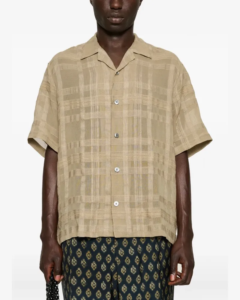 CMMN SWDN short-sleeve shirt - Nude Nude