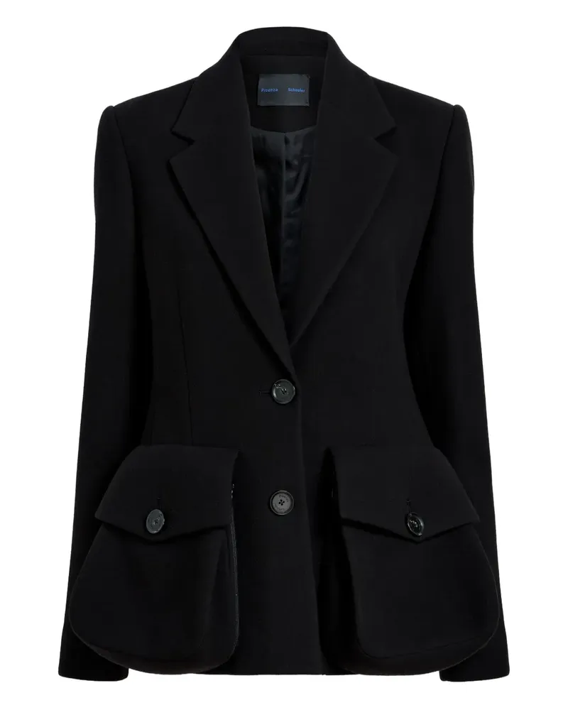 Proenza Schouler Blazer mit Klappentaschen - Schwarz Schwarz