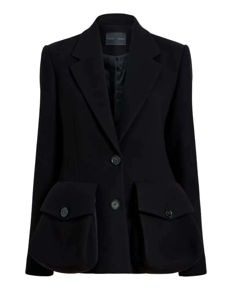 Proenza Schouler Blazer mit Klappentaschen - Schwarz Schwarz