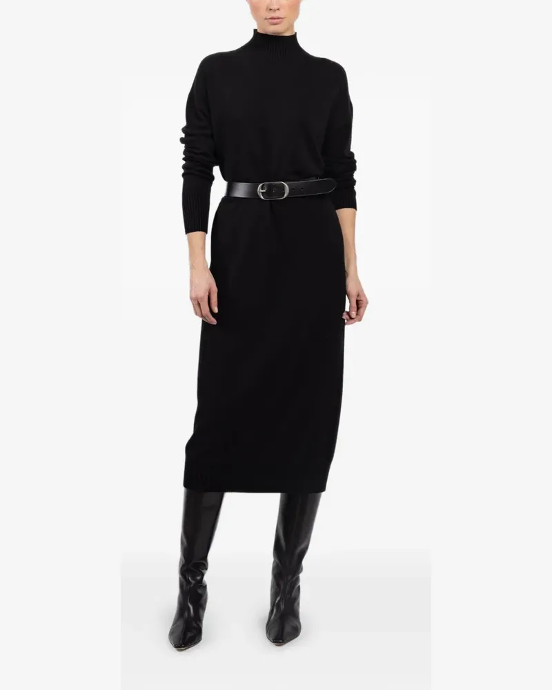 KONTATTO mock-neck sweater - Schwarz Schwarz