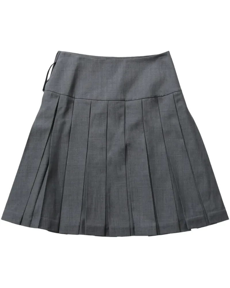 SHUSHU/TONG wool-blend skirt - Grau Grau