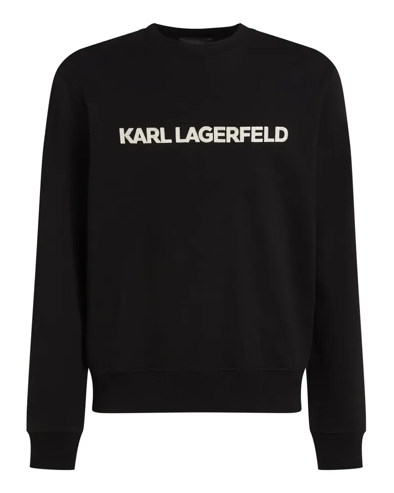 Karl Lagerfeld Sweatshirt aus Bio-Baumwolle - Schwarz Schwarz