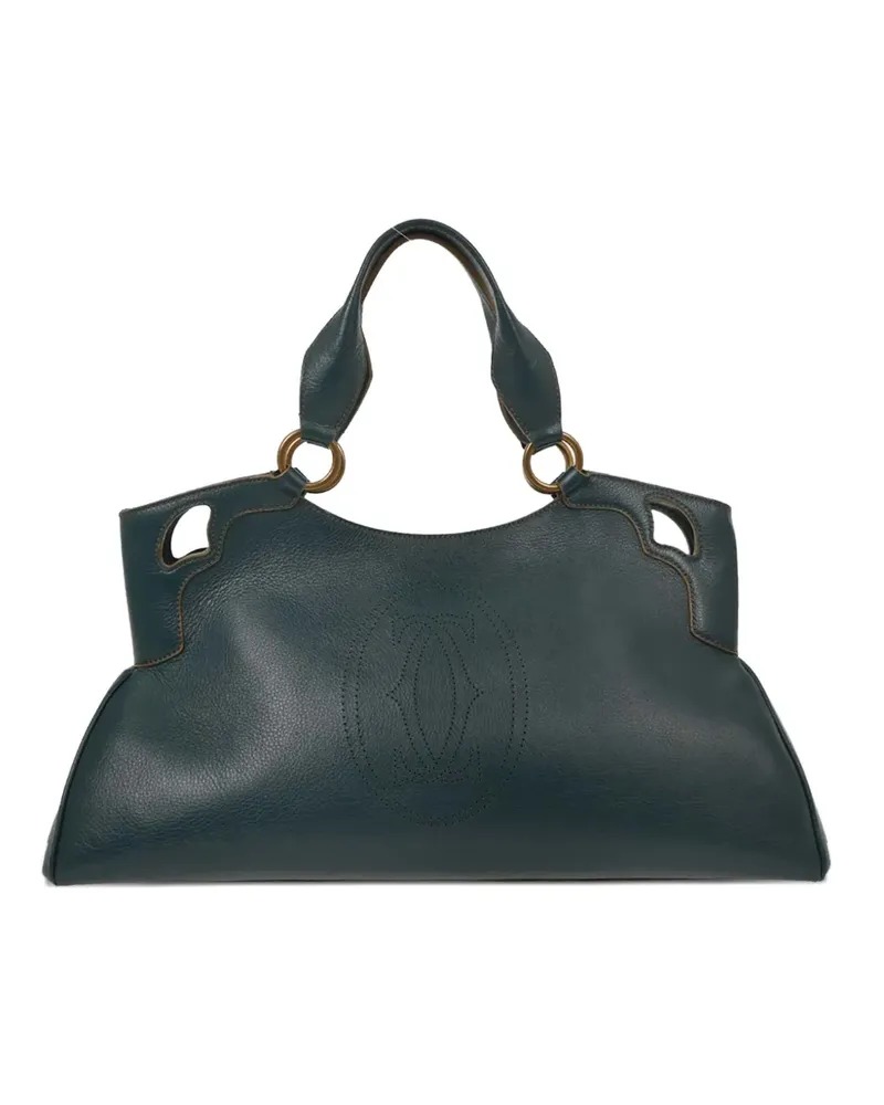 Cartier 1990-2000s Marcello leather tote bag - Grün Grün