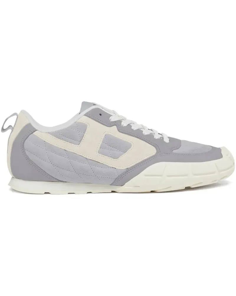Diesel Gesteppte S-PAGODHA LOW Sneakers mit Logo - Grau Grau