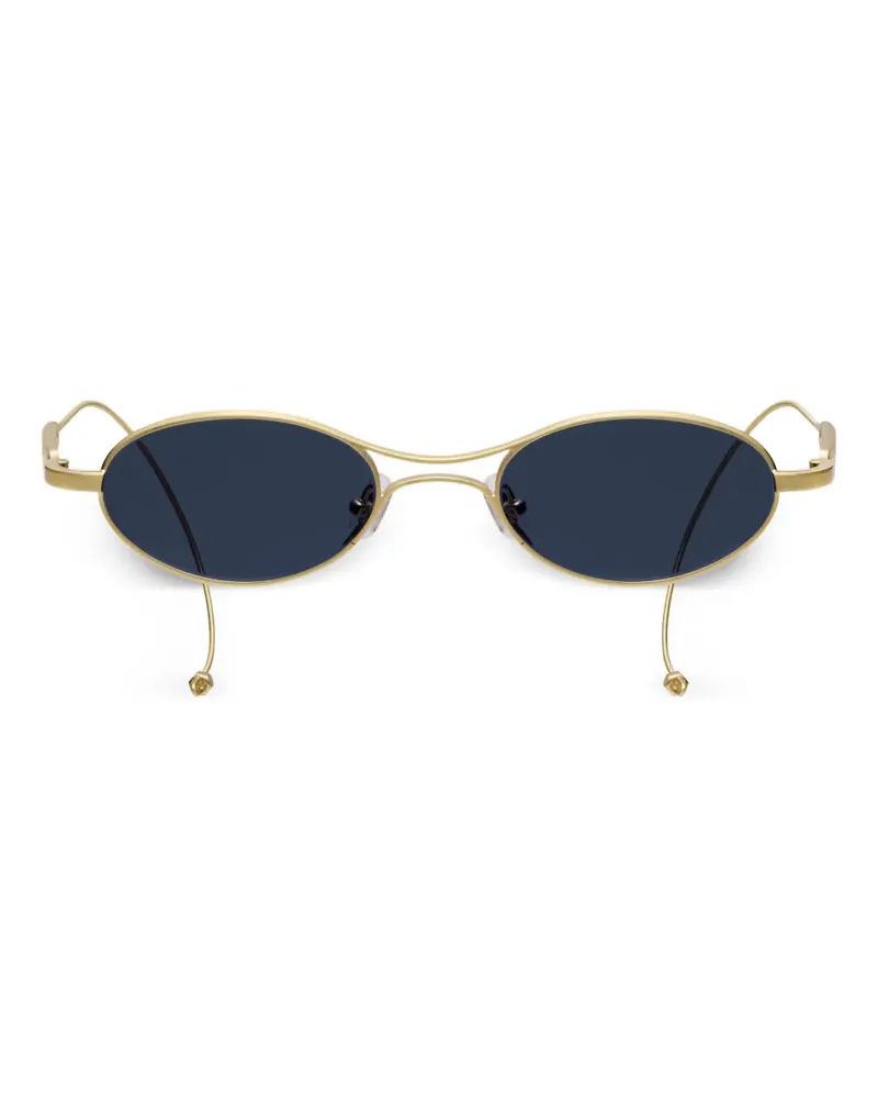 Maison Margiela x Gentle Monster Sonnenbrille mit rundem Gestell - Gold Gold