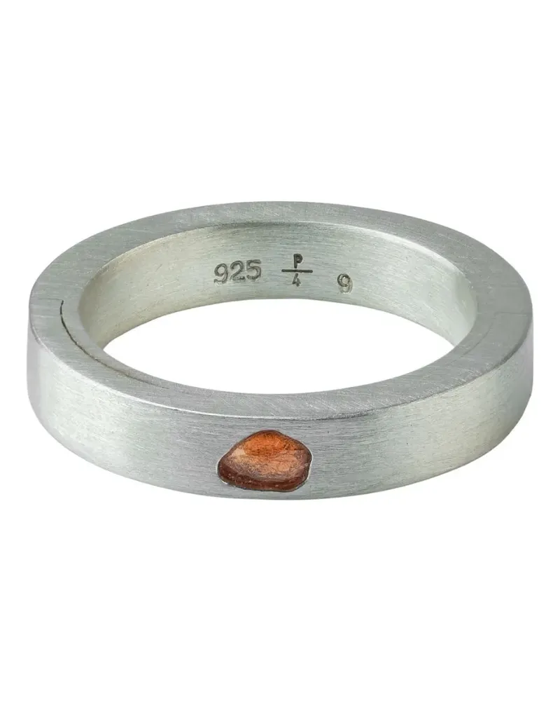 Parts Of Four Sistema Sterlingsilberring mit Saphir Silber