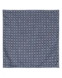 Brunello Cucinelli Halstuch mit geometrischem Muster Blau