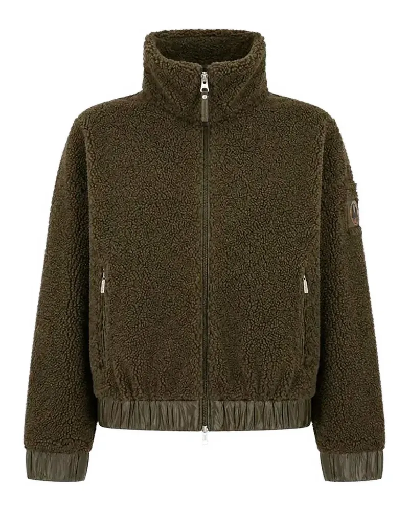 Parajumpers fleece-texture high-neck jacket - Grün Grün