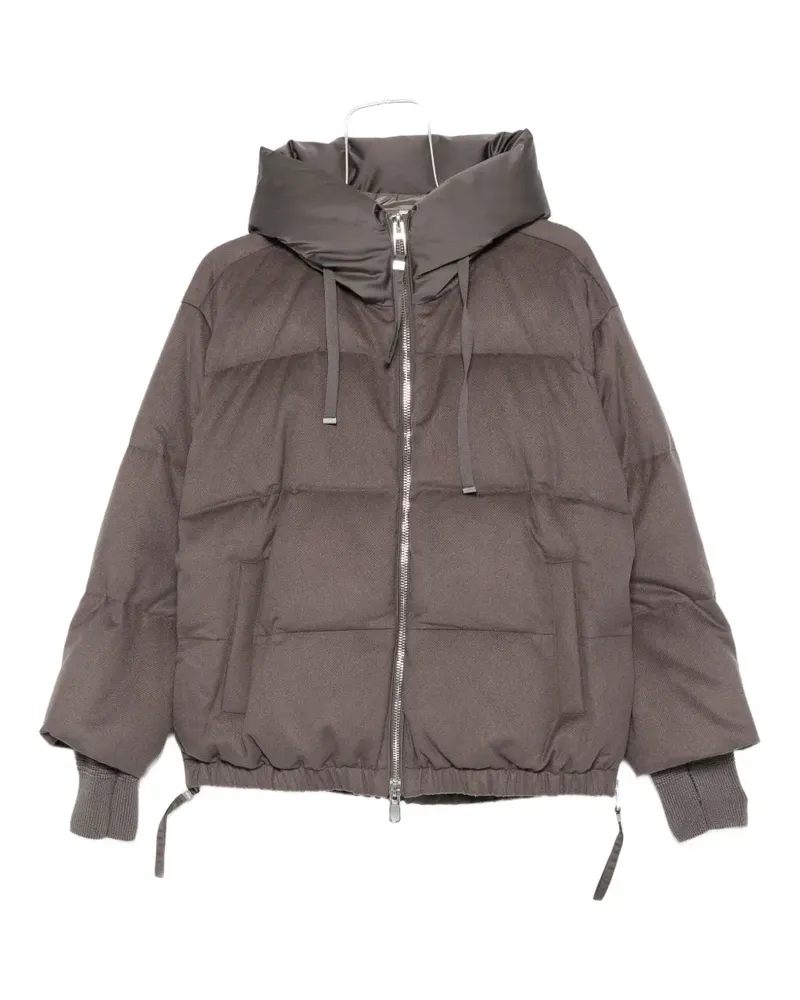 DUNO quilted hooded jacket - Braun Braun