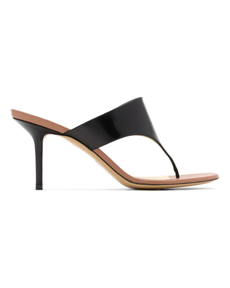 Francesco Russo Sandalen mit Riemen - Schwarz Schwarz