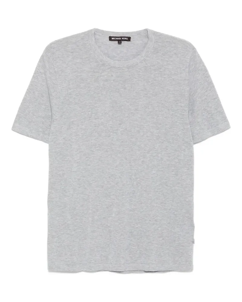 Michael Kors Gestricktes T-Shirt - Grau Grau
