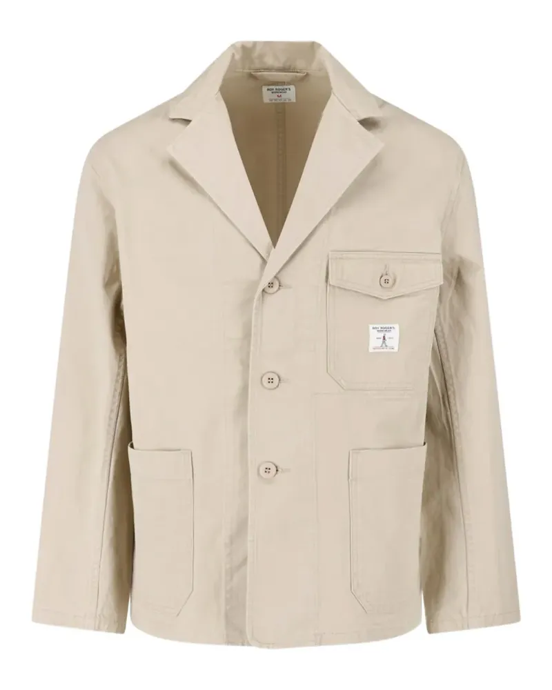 Roy Roger's logo-patch jacket - Nude Nude