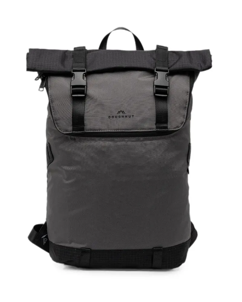 DOUGHNUT Christopher Street Cruise III roll-top backpack - Grau Grau