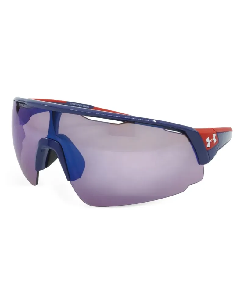 Under Armour Sonnenbrille mit geometrischem Gestell - Blau Blau