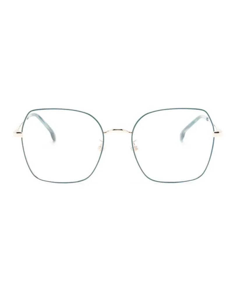 Carrera Brille mit geometrischem Gestell - Gold Gold