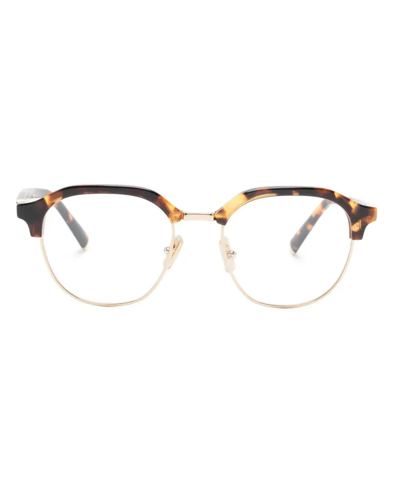 Miu Miu Brille mit Clubmaster-Gestell - Braun Braun
