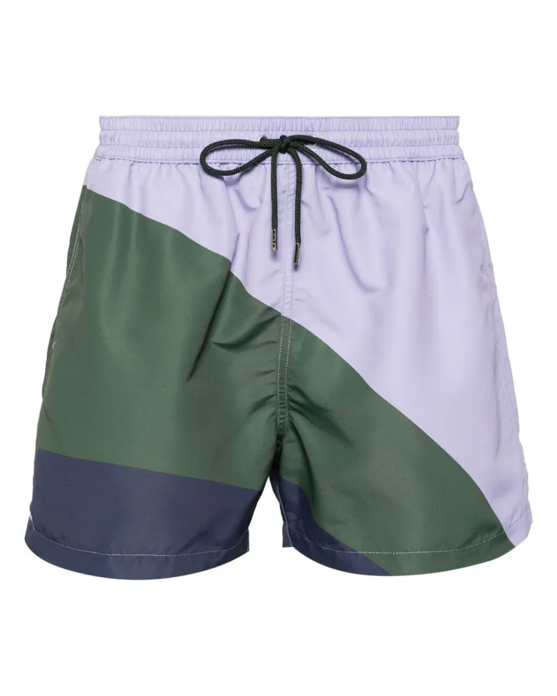 Paul Smith Gestreifte Badeshorts - Violett Violett