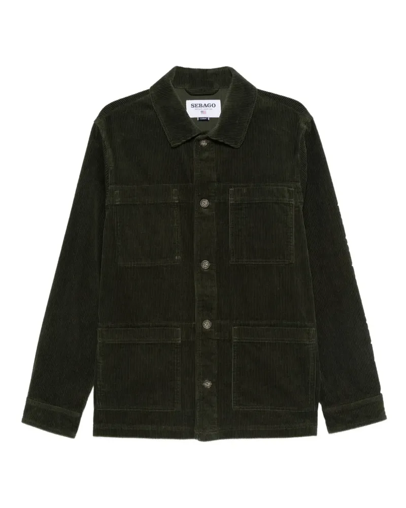 Sebago Jacke aus Cord - Grün Grün