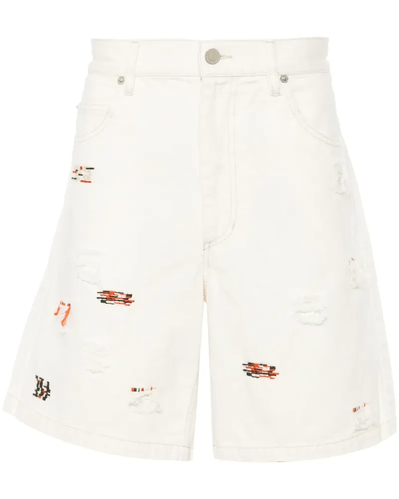 Isabel Marant Jerryl Shorts aus Denim - Nude Nude
