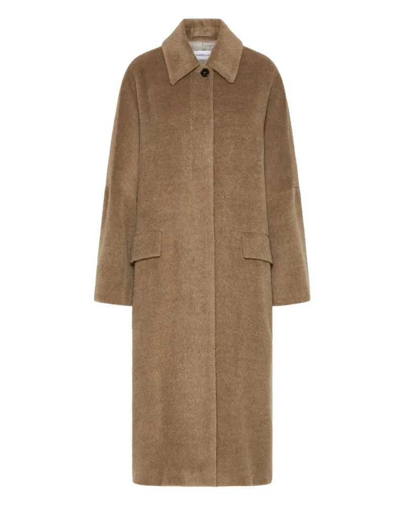 MARELLA single-breasted coat - Braun Braun