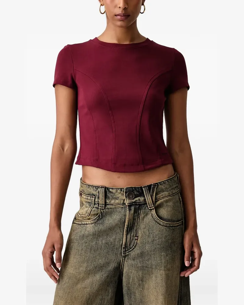Miss Sixty T-Shirt mit Einsätzen - Rot Rot