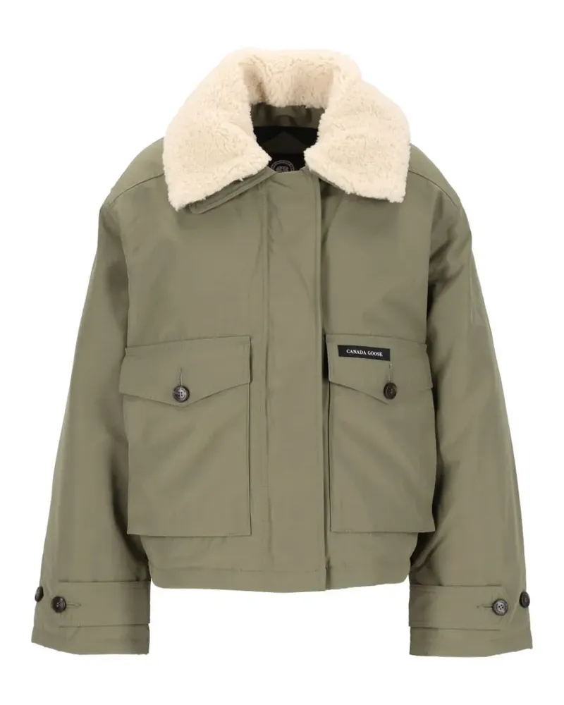 Canada Goose Scout Jacke mit Shearling-Kragen - Grün Grün