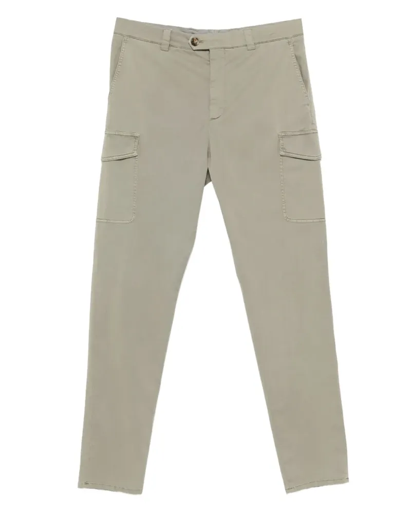 Brunello Cucinelli Hose mit aufgesetzter Tasche - Grün Grün