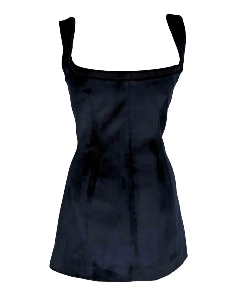 GALVAN Spire Kleid aus Samt - Schwarz Schwarz