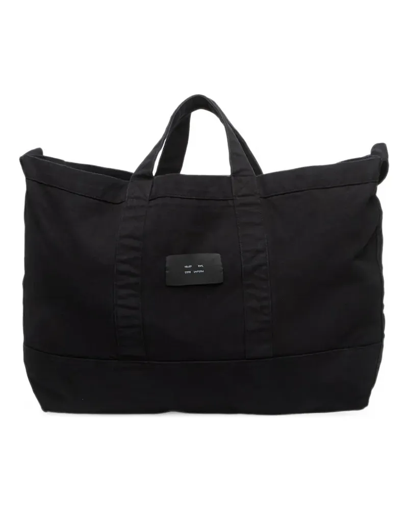 Heliot Emil Uniform tote bag - Schwarz Schwarz