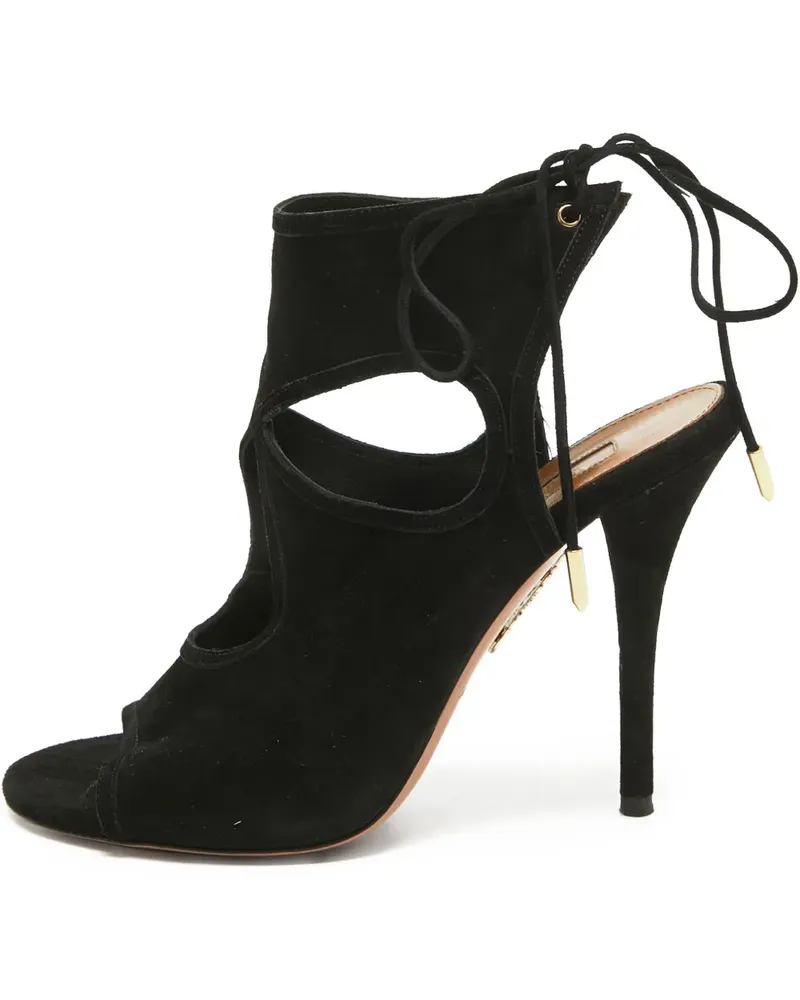 Aquazzura Pre-owned Sexy Thing Sandalen 115mm - Schwarz Schwarz