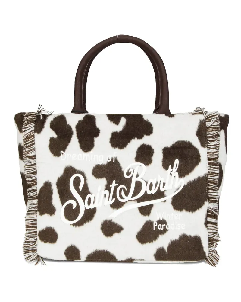 MC2 Saint Barth Colette fringed tote bag - Weiß Weiß