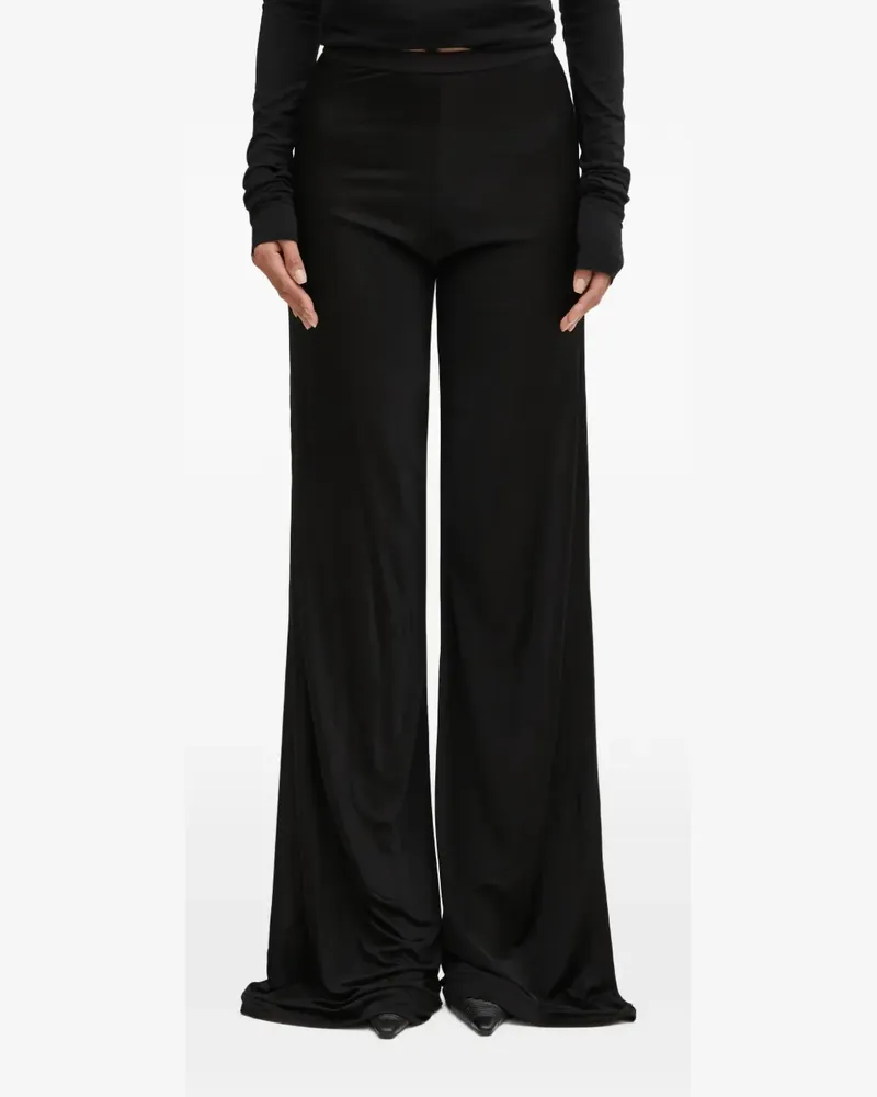 Rick Owens Lilies Bias elasticed-waist trousers - Schwarz Schwarz