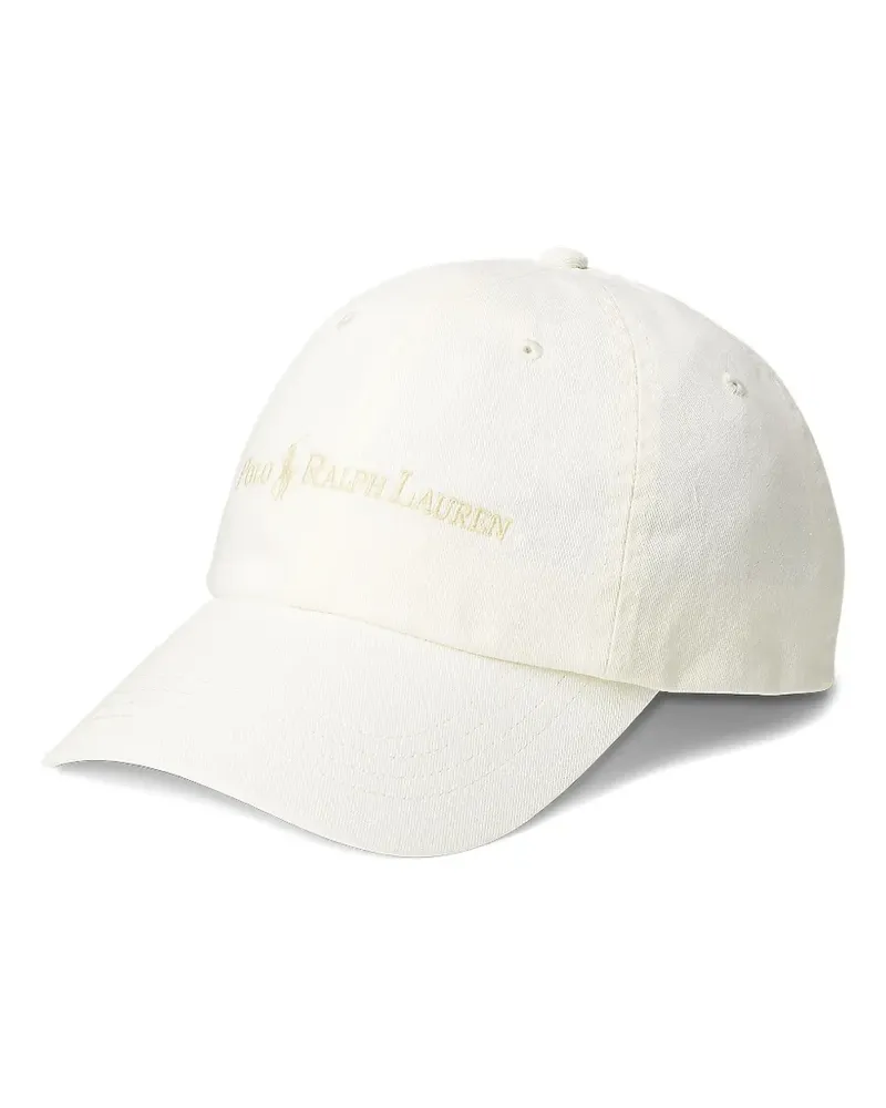 Ralph Lauren Baseballkappe mit Logo-Stickerei - Weiß Weiß
