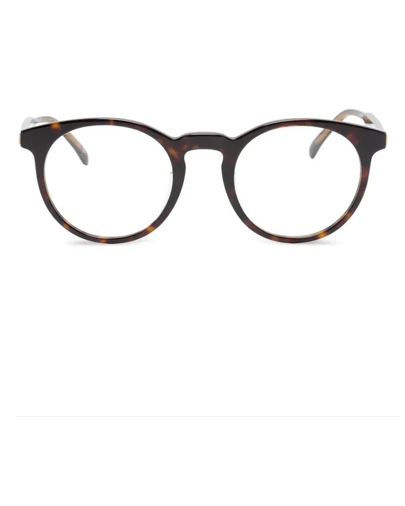 Dunhill Brille mit rundem Gestell - Braun Braun
