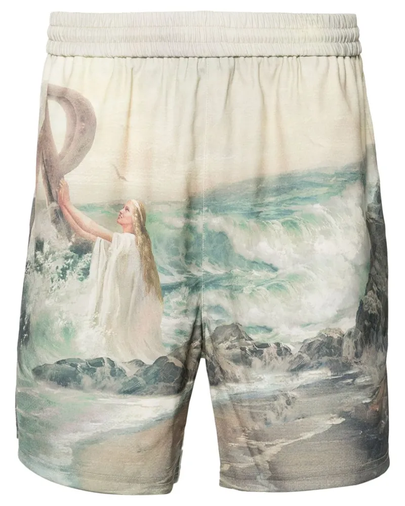 REPRESENT Shorts mit Higher Truth-Print - Gelb Gelb
