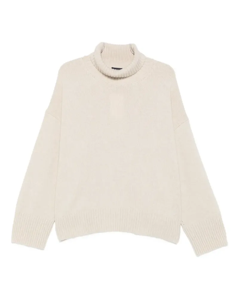 Soeur Klassischer Rollkragenpullover - Nude Nude