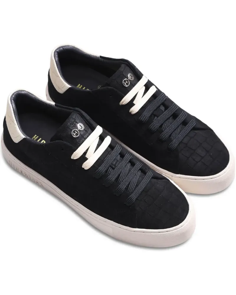 Hide & Jack Sneakers mit Steppung - Schwarz Schwarz