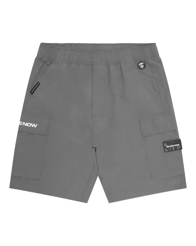BAPE Cargo-Shorts mit Logo-Print - Grau Grau