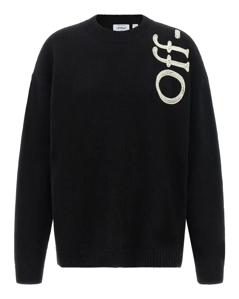 OFF-WHITE Vertical Bookish embroidered sweater - Schwarz Schwarz