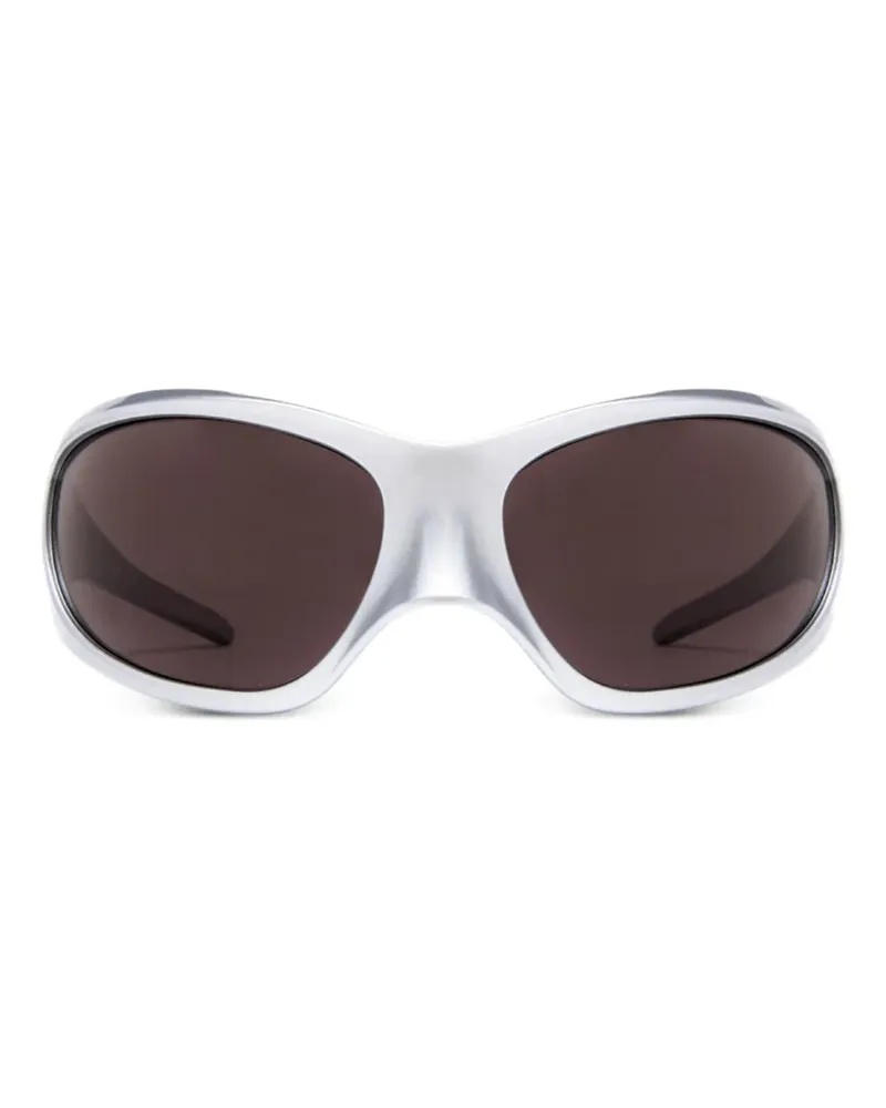 Balenciaga Skin XXL Cat-Eye-Sonnenbrille - Grau Grau