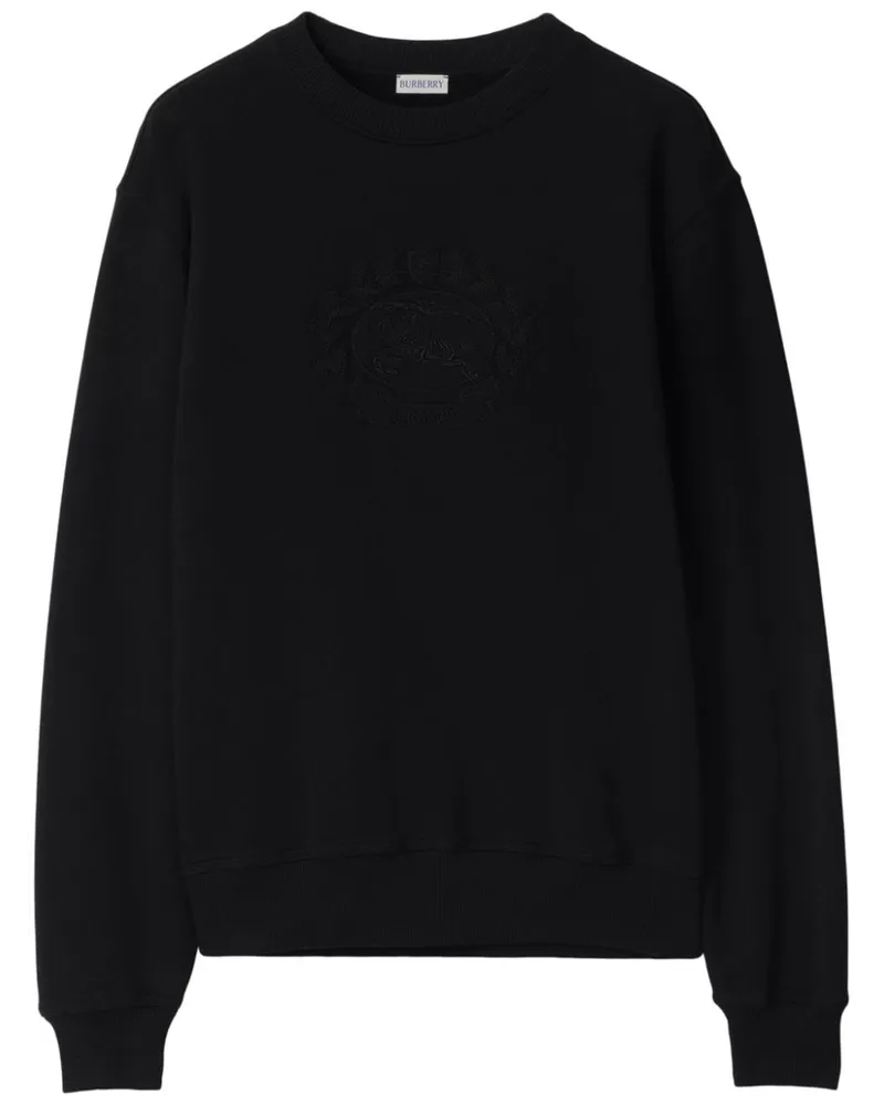 Burberry Equestrian Knight Sweatshirt Schwarz