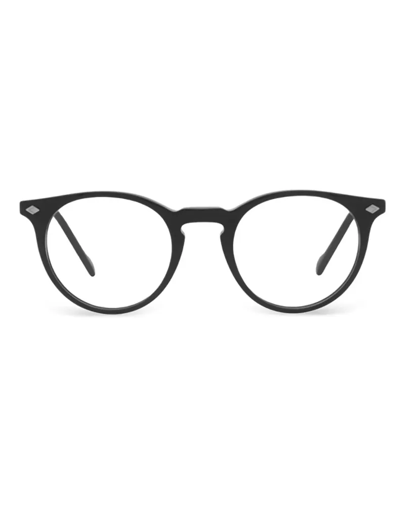 Vogue Brille mit rundem Gestell - Schwarz Schwarz