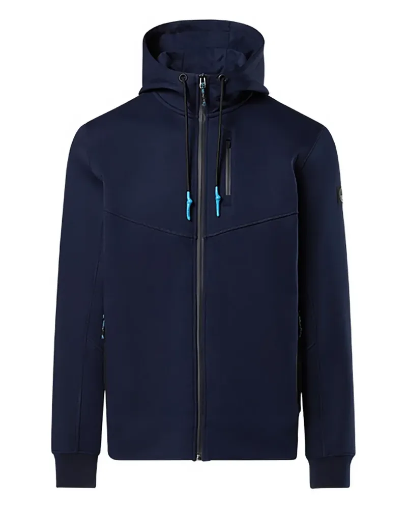 North Sails Sweatshirt mit Reißverschluss - Blau Blau